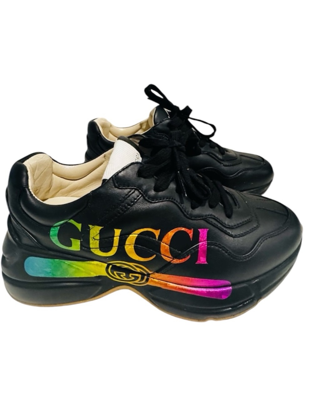 Gucci Rhyton Black Sneakers